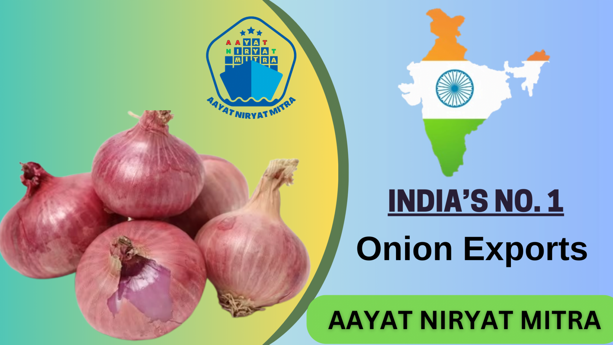 India’s No. 1 Onion Exporter