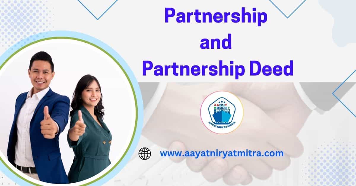 Partnership and Partnership Deed in India