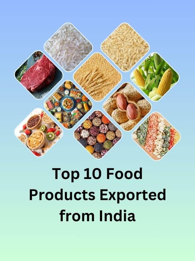 Top 10 Food Products Exported from India